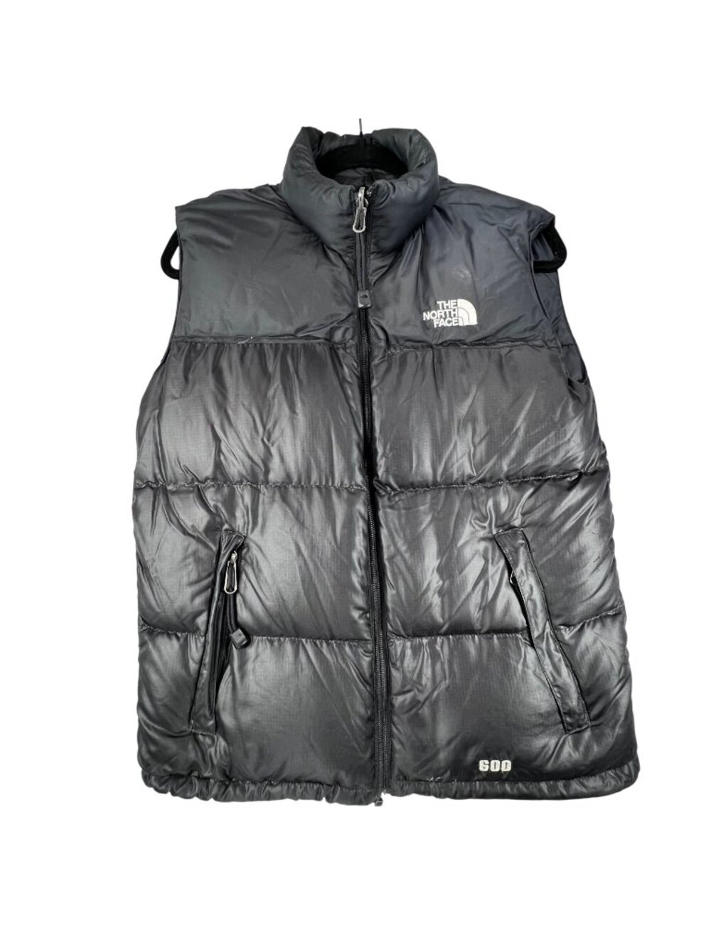 The North Face 600 Puffer Vest Black Goose Down Kids L Winter Ski Snow Gorpcore